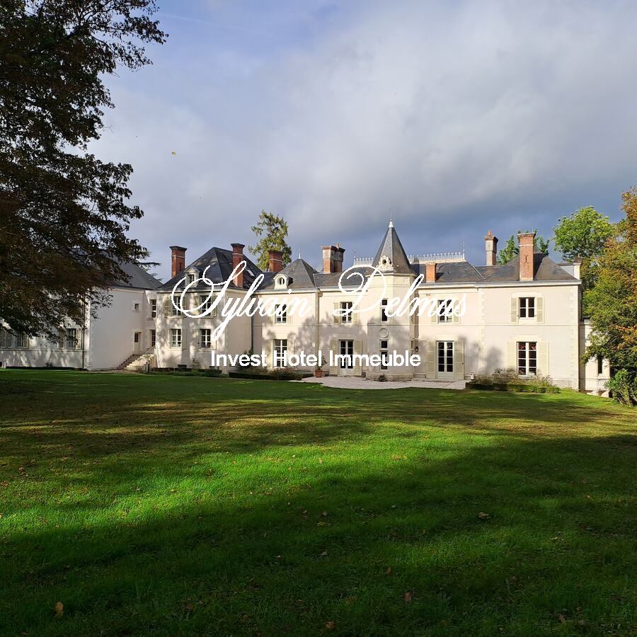 Magnifique château hôtel du XIX -ème restauré proche de Blois et Chaumont sur un parc de 3,5ha.