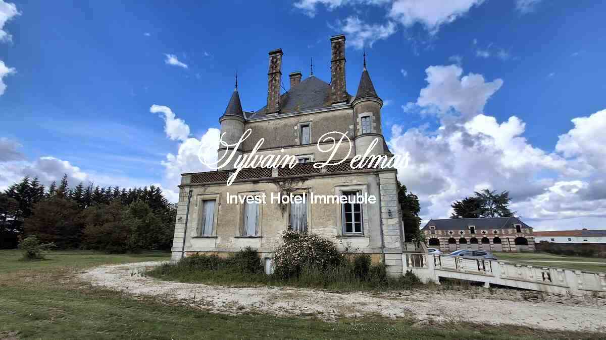 Château XIX eme ideal pour hôtel restaurant clos de murs.